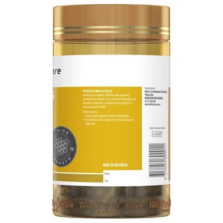 Healthy Care Propolis 2000 mg 200 Capsules พรอพโพลิส สารสกัดจากรังผึ้ง