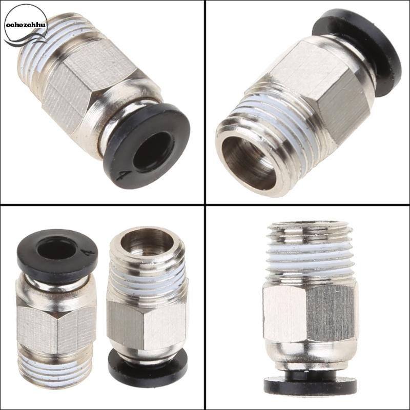 Ooh PC4-M10 PNEUMATIC Quick Fitting J-Head เครื่องพิมพ์ PC4-01 M10 ตัวเชื่อมต่อนิวเมติก