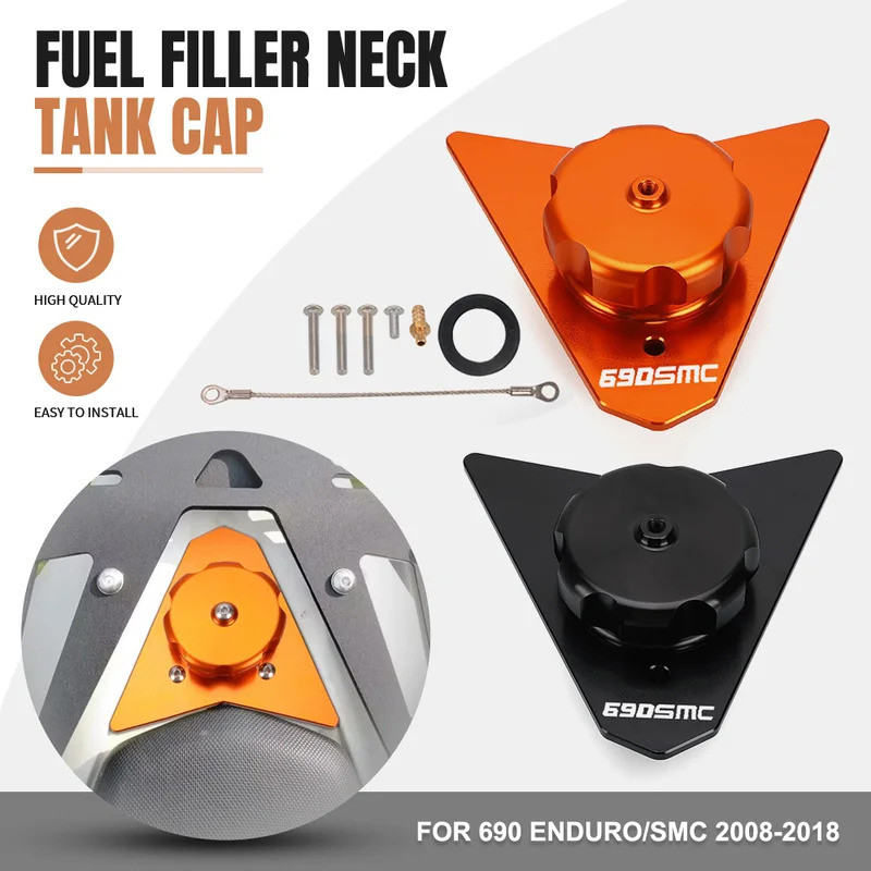 สําหรับ KTM 690 Enduro/SMC 2008-2016 2017 2018 รถจักรยานยนต์ CNC การใช้ FILLER คอหมวกถังแก๊สฝาครอบถั
