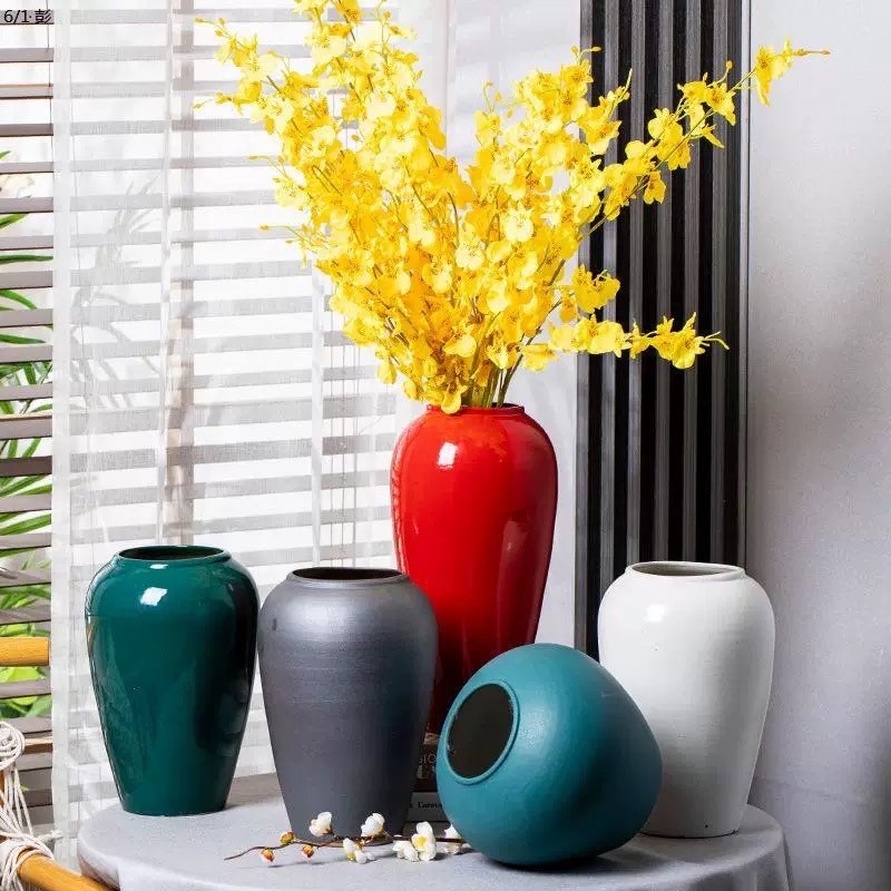 (สุ่มเซอร์ไพรส์)แจกันเซรามิคมงคล แจกันดอกไม้ บ้านและสวน(พร้อมส่ง)ceramic