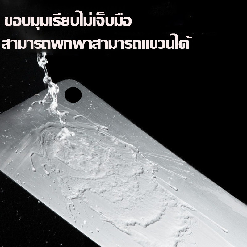 COD เขียง 304 เขียงสแตนเลส เขียงทำอาหาร ทำความสะอาดง่ายและไม่ขึ้นรา กันความชื้น น้ํายาฆ่าเชื้อ ราคา ถูกที่สุด ดีลบีเคเค แกลเลอรีภาพที่ 7