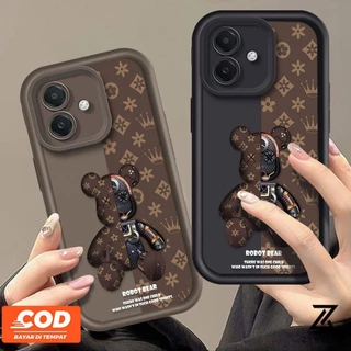 เคสโทรศัพท์ Vivo Y17s Y18 Y15 Y22 Y21 Y27 Y17 Y78 Y20 Y12i Y02 Y15s Y33s Y36 Y100i Y12s การ์ตูนหมีรุนแรงกันกระแทกTPUเคสโ