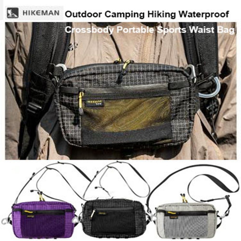 UUMIR Camping Hiking Crossbody Bag, แพ็คเกจกระเป๋าคาดเอวกีฬากันน้ําแบบพกพา,กระเป๋าตกปลาอเนกประสงค์อุปกรณ์ปั่นจักรยานภูเขากลางแจ้ง ราคา ถูกที่สุด ดีลบีเคเค แกลเลอรีภาพที่ 9