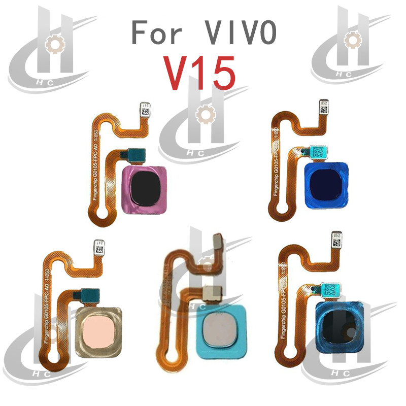 ลายนิ้วมือ Touch Sensor Finger Power Switch ON OFF ปุ่มด้านข้าง Key Flex Cable สําหรับ VIVO V15 / S1