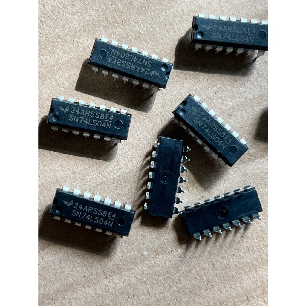 IC74LS04 74LS04 SN74LS04N. IC INVERTER 6CH 1-INP 14DIP