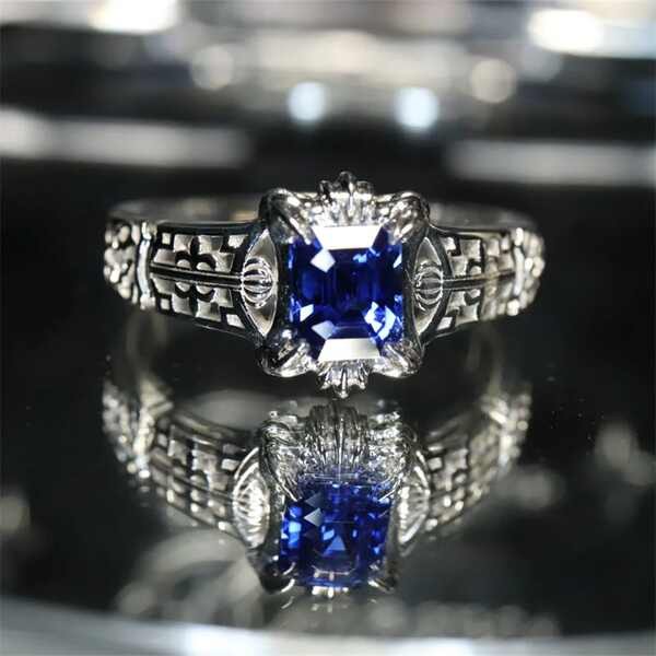 ตั๋วหนัง sf sf cinema "Kuroshitsushi" Shire Blue Zirconium Ring Japanese Animation Peripheral Origin