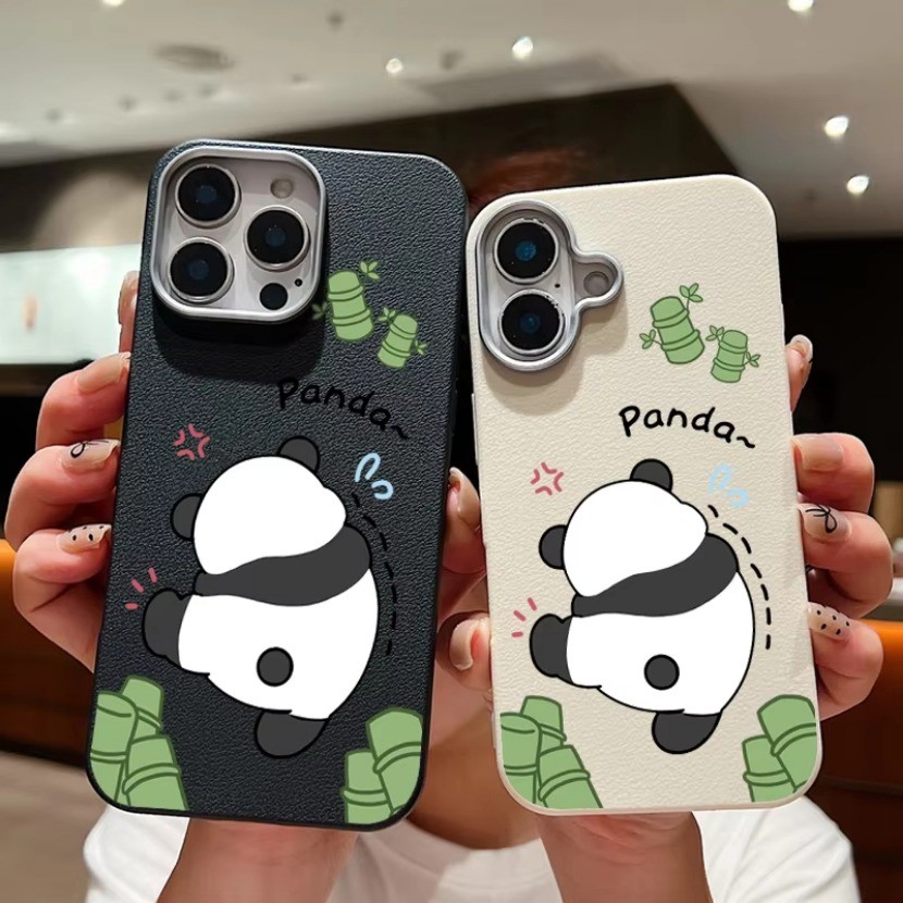 Baby Pandaเคสโทรศัพท์สําหรับVivo X200 Pro Mini X100 X100S X90 S1 Pro Y9S IQOO Z9 Z9X Z9S Z7 Proหนังน