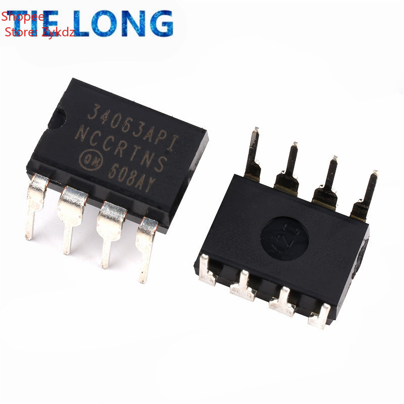 10PCS MC34063 MC34063A MC34063API 34063 DIP-8 ชิปใหม่ขายส่ง