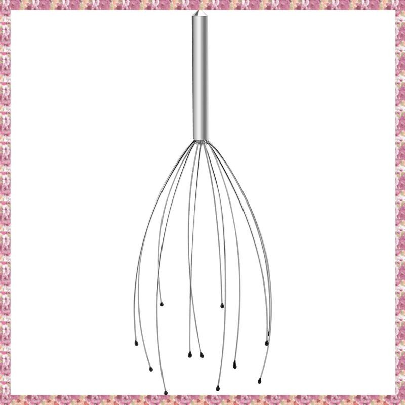 [VCR] เครื่องนวดผ่อนคลายความเครียดคอหนังศีรษะหัวสีเงิน