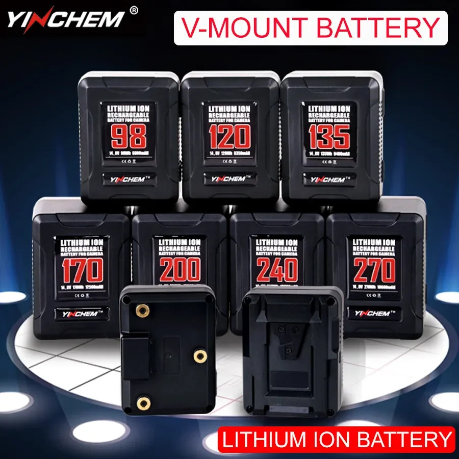 YINCHEM ROLUX YC120S / 135S / 170S / 200S V-Mount battery อุปกรณ์เสริมการถ่ายภาพ/วีดีโอ