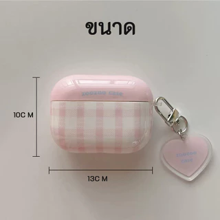 เคส สําหรับ Macarons-ลายสก๊อต Air-pods 4 Imd พร้อมจี้สร้างสรร หูฟังไร้สายบลูทูธเรียบ