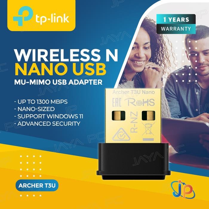 TP-LINK Archer T3U Nano AC1300 Nano Wireless MU-MIMO USB Adapter