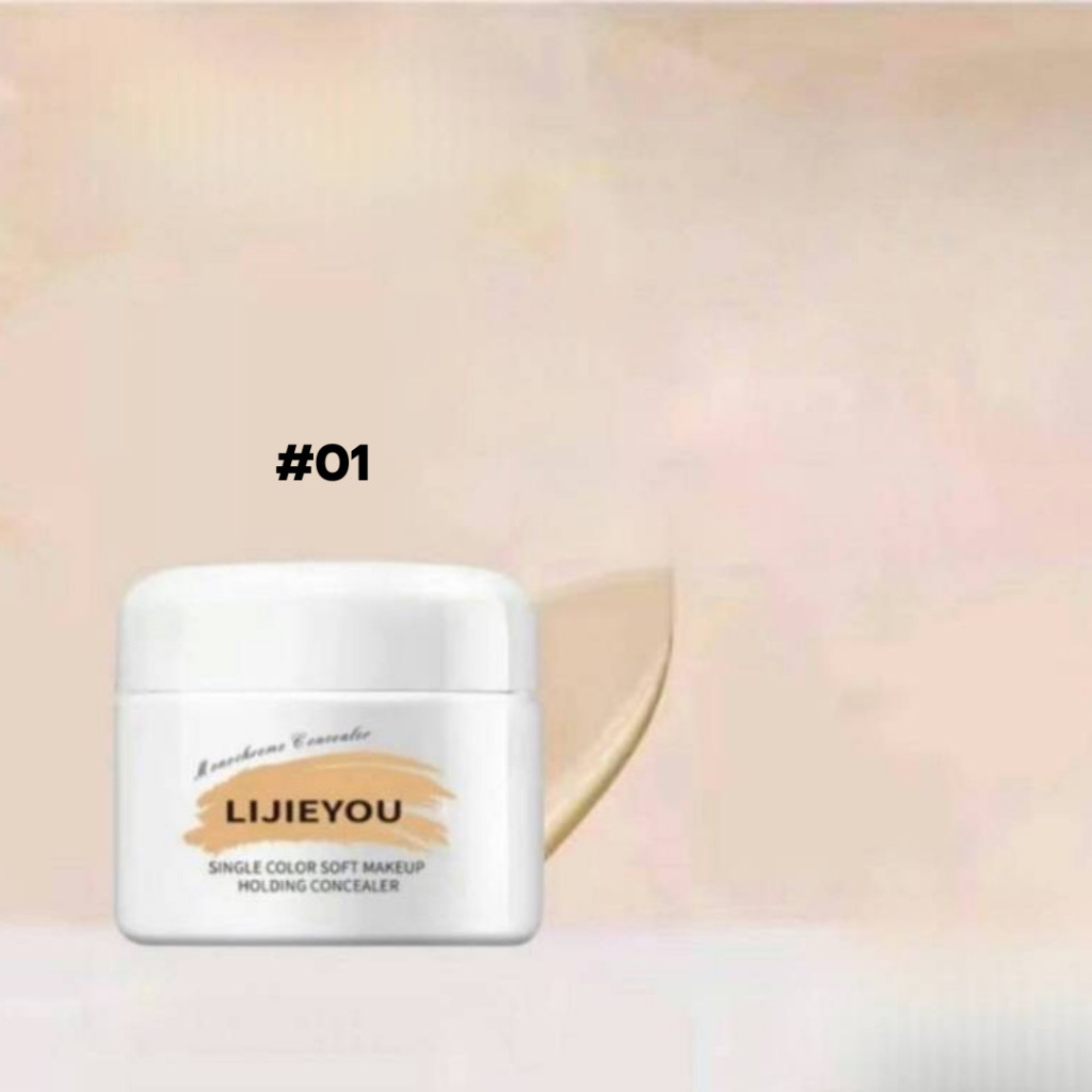 LIJIEYOU 4469 คอนซิลเลอร์แบบเนื้อครีม คอนซิลเลอร์ ปกปิดรอยแดง รอยสิว รอยดำ ใต้ตาคล้ำ กันน้ำ กันเหงื่อ ติดทนนาน - รูปที่ 4