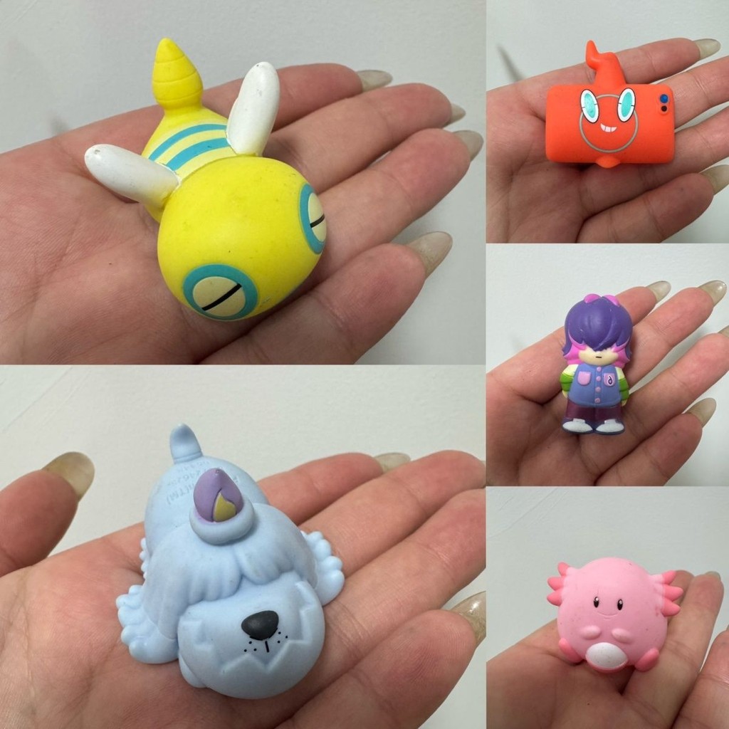 ของแท้สินค้าจํานวนมากPokémonน่ารักPokemon Pokémonชุดนิ้วรูปตุ๊กตาเครื่องประดับ