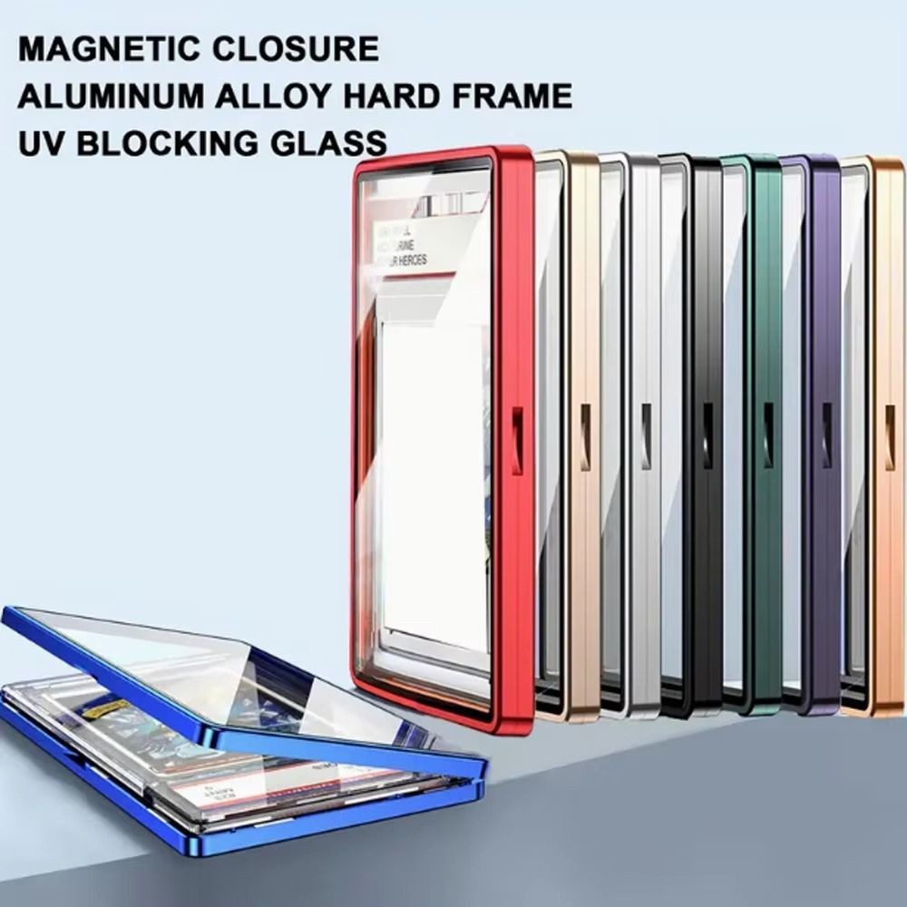 (คลังสินค้าพร้อม) PSA/CGC Graded Cards Protector เคสแม่เหล็กอลูมิเนียมสําหรับ PSA Slats กรอบแม่เหล็ก