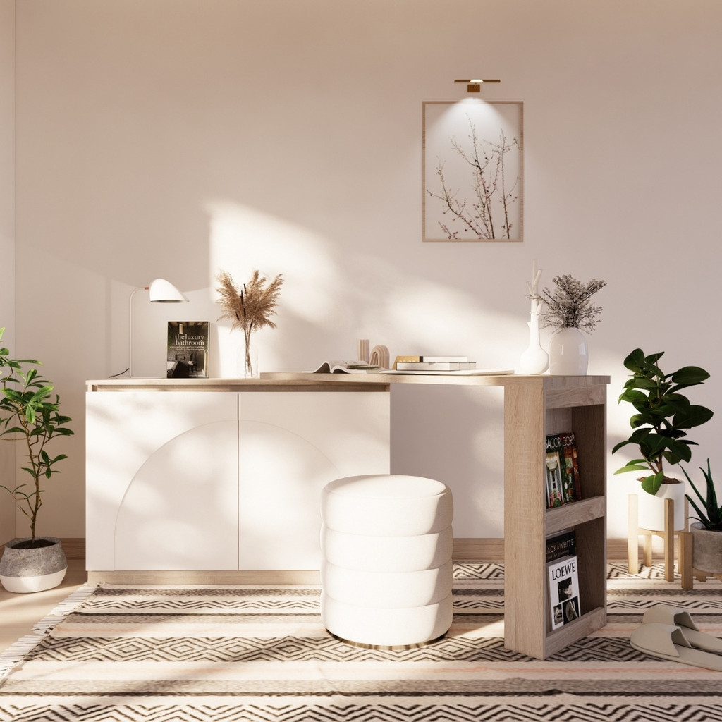 Looms โต๊ะทำงาน รุ่น PONYTA (120x40x75 ซม.)  แบรนด์ LOOMS