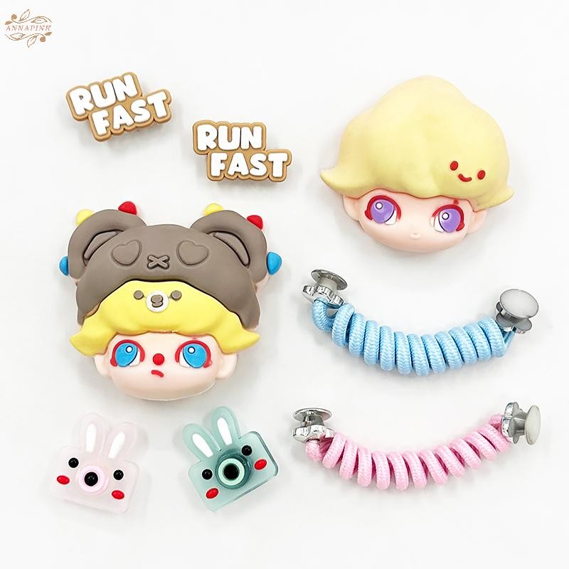 Ank Cute Hole Shoe Accessories Shoe Buckle อุปกรณ์ถอดได้ Cute Little Girl Versatile Buckle EN