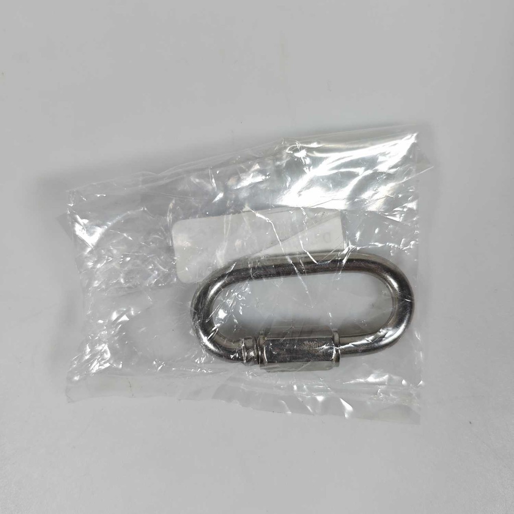 EZShopping XINDA Carabiner Safety Snap Hook Chain Ring สแตนเลส - XD-8620