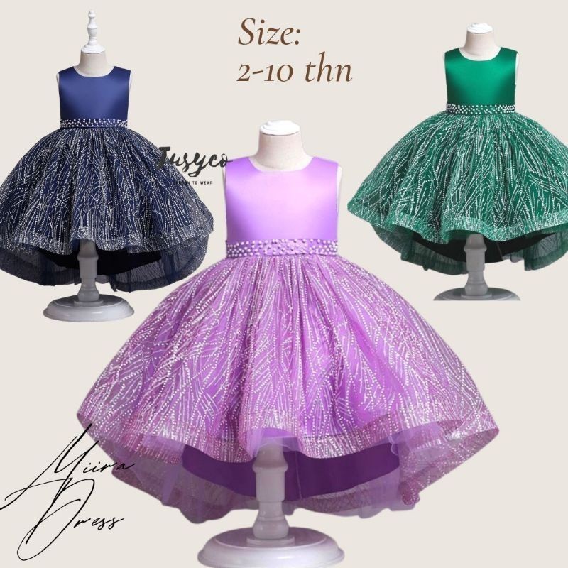 Miira Glitter Kids Dress / ชุดเดรสเด็กผู้หญิง