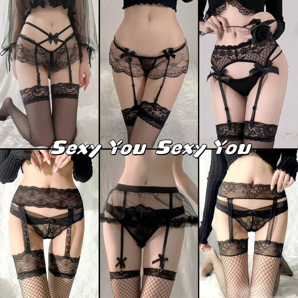 Sexy You✨ถุงน่องเซ็กซี่  คัตเอาท์เป้า  ถุงน่องตาข่าย แบบสายรัดถุงน่อง มีให้เลือกหลายแบบ   ส่งไวจากไทย
