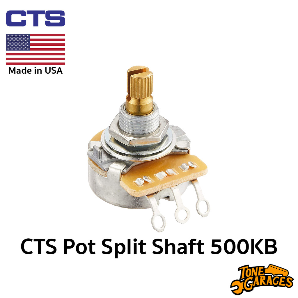 CTS Pot Split Shaft 500KB EP-4986 Made in USA (Volume)