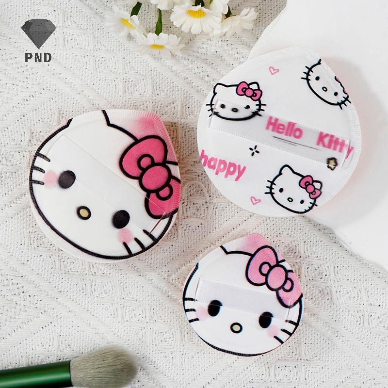 PND Sanrio แต่งหน้าฟองน้ําพัฟ Hello Kitty แต่งหน้าคอนซีลเลอร์ Super Soft Elastic Cotton Face Base Ma
