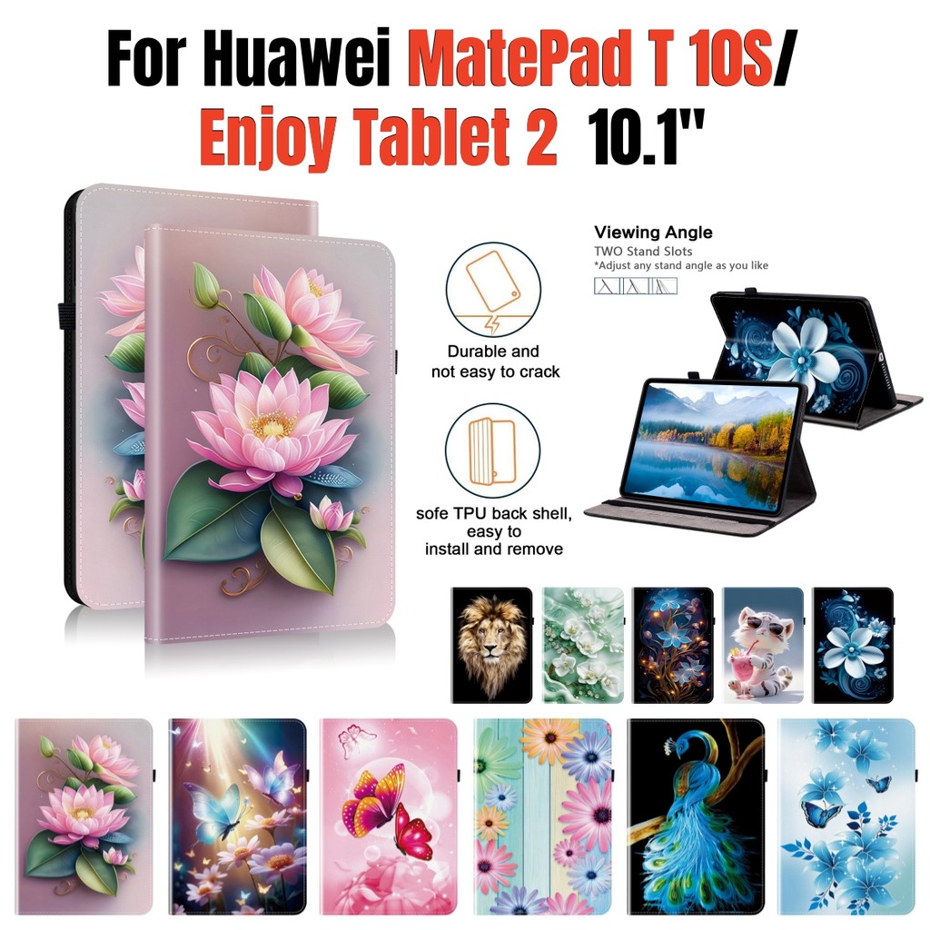 สําหรับ Huawei MatePad T10S T 10S T 10s สนุกแท็บเล็ต 2 Tablet2 10.1 คุณภาพสูงหนังฝาครอบ AGS3-L09 AGS