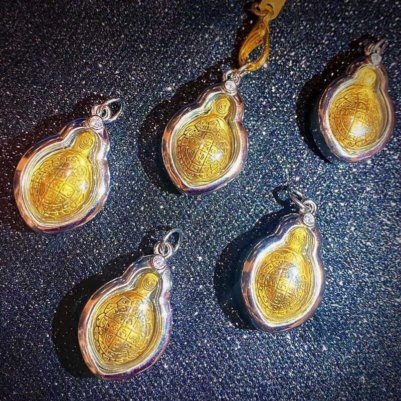 Lucky Turtle Thai Debt Clearing Turtle Thai Brand Transfer Body Protection LP Silver Master Gourd Pe