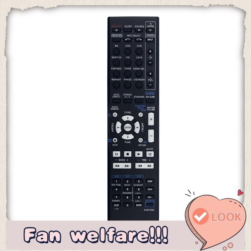 เปลี่ยนรีโมทคอนโทรล AXD7582 สําหรับรุ่นรับสัญญาณ AV VSX-519V-SX-319V VSX-519V-K SX-319V-K VSX-519V-S