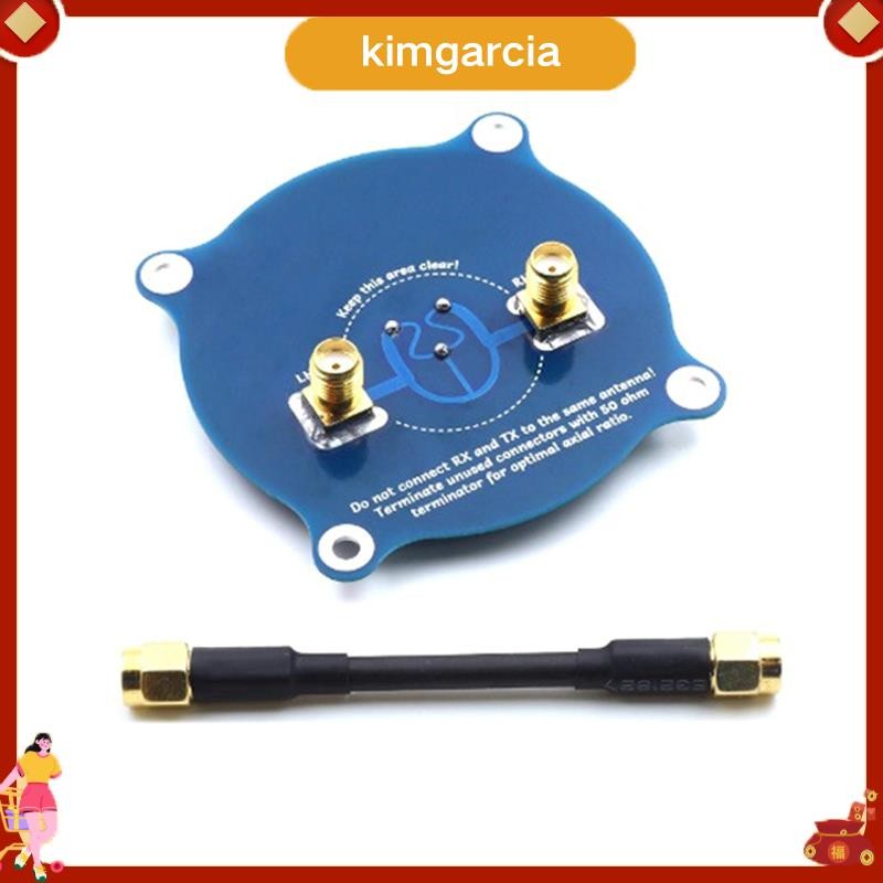 kimgarcia Triple Feed Patch Array Antenna 5.8G 9.4DBI Circular Polarized FPV Antenna forRC Fatshark 