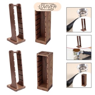 ชั้นวางชามผงกาแฟไม้ปฏิบัติมั่นคงหลายใช้ตะกร้ากรองกาแฟ