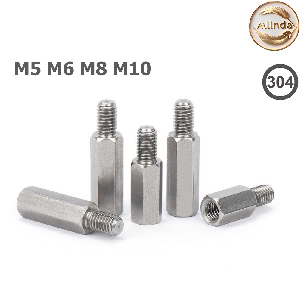 [จัดส่งด่วน] คอลัมน์แยกหัวเดียวสแตนเลส 304, คอลัมน์รองรับเมนบอร์ด M5/M6/M8/M10 (-WDY-RM-TH)