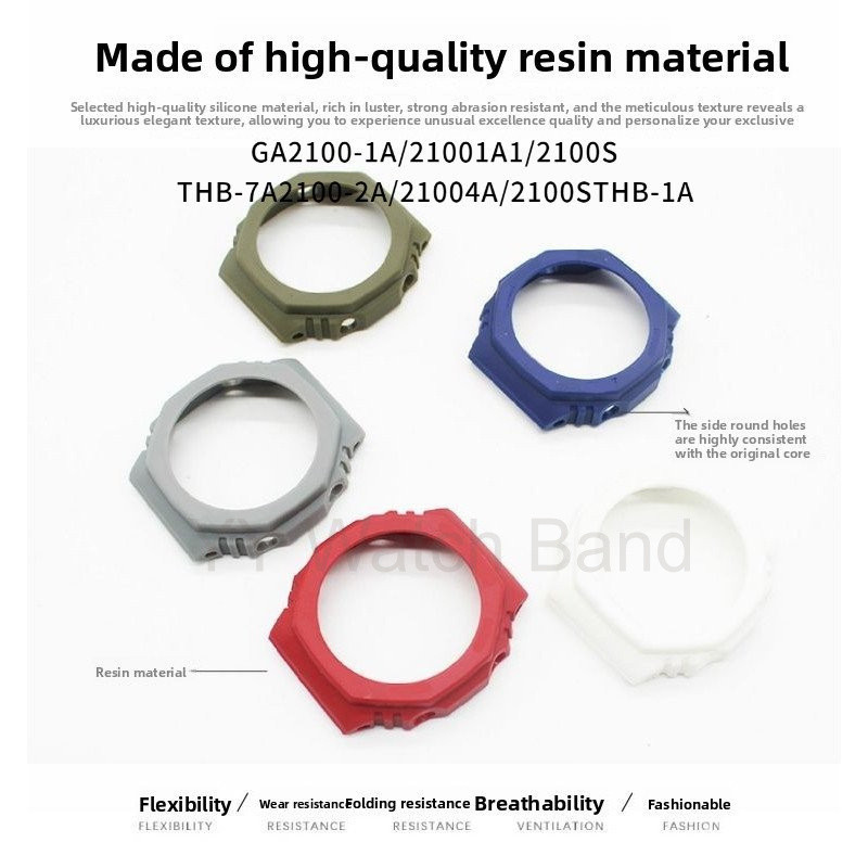 พรีเมี่ยมเรซิ่นป้องกันกรณีสําหรับ GA2100 GA2110 - Full Housing Shell สําหรับ GA-2100 - Anti-Scratch & Lightweight - ขายร้อนสําหรับการใช้งานกลางแจ้ง