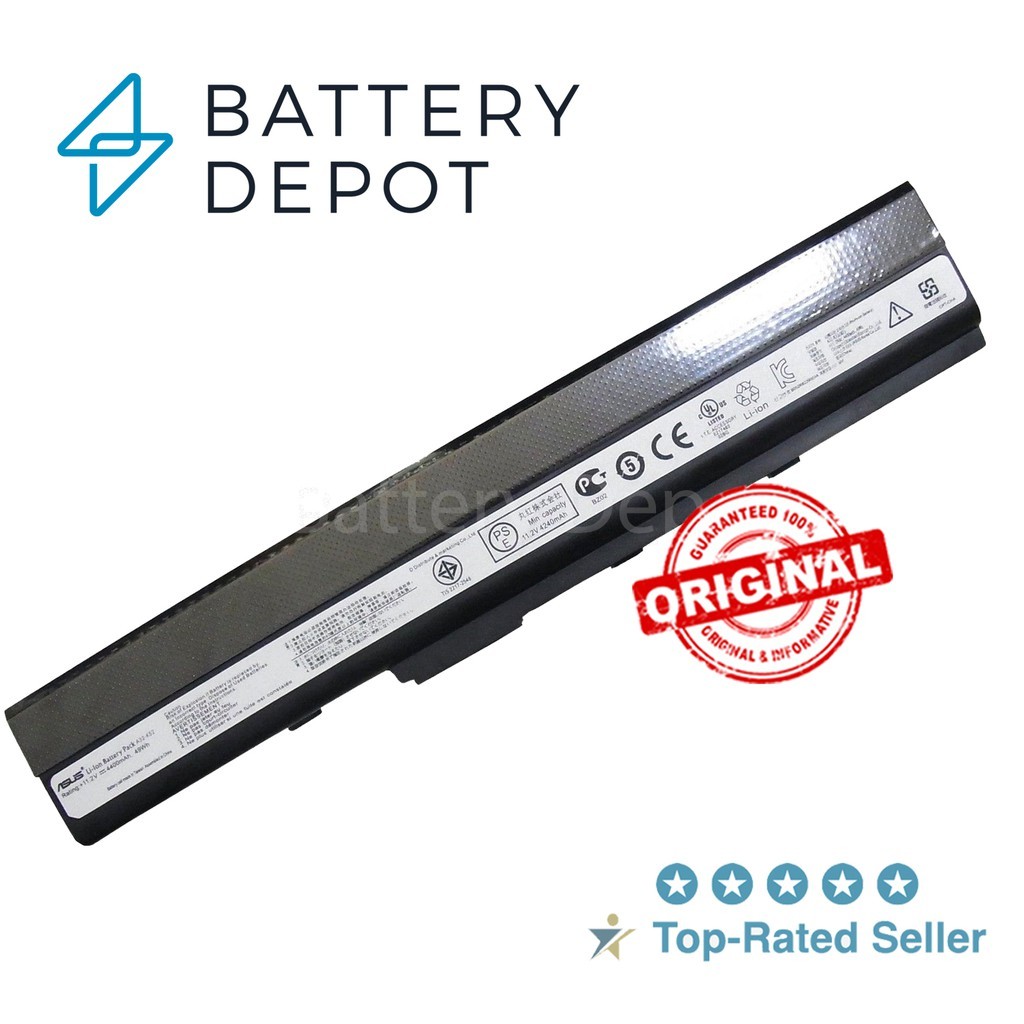 Asus แบตเตอรี่ ของแท้ A32-K52 (Asus A42 A42J A52 K42 K52 X42DQ X42DR X42DY X42JA X42JC X42JP X42JV X