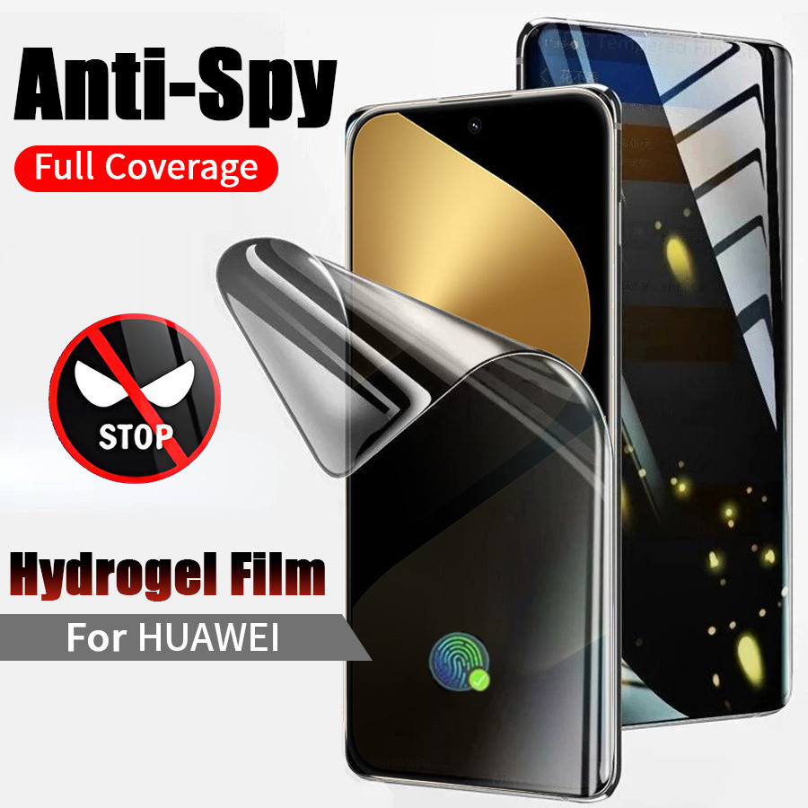 Huawei P20 P30 P40 P50 P60 Pro Plus Lite Y6P Y6s Y7 Y7a Y7P Y9 Y9a Y9s Nova 7 7i 7se 8 8i 9 10 11 11i 12 12i 13 se Y70 Y72 Y90 Y91 Pura 70 80 Ultra Pro Plus ฟิล์มไฮโดรเจล นิ่ม ป้องกันหน้าจอ