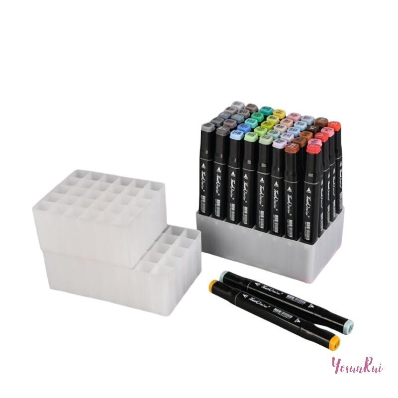 YosunRui] 1/3PCS 24/36/48 Slots Large-capacity Marker Brush Pen Storage Rack Multifunctional Make-up Brush Stand ใหม่ - รูปที่ 2