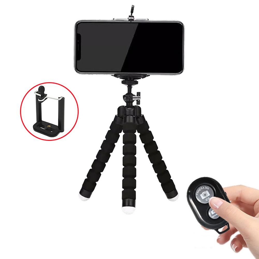 Versatile Portable Multi-functional Octop Phone Stand Desktop Live Streaming with Remote
