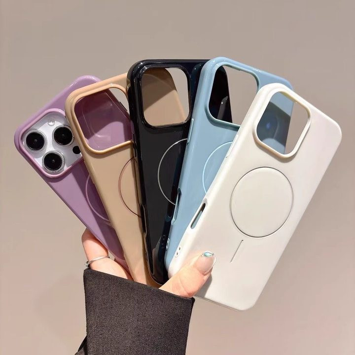 Matte เคสแม่เหล็ก หรูหรา For iPhone 16 13 11 15 14 Pro Max 12 11 Pro 15 Pro Max Case for เคสไอโฟน 11