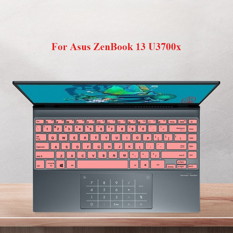 แล็ปท็อปซิลิโคนแป้นพิมพ์สําหรับ Asus ZenBook 13 U3700J U3700E U3700x UX325 UX325J 13.3 นิ้วแป้นพิมพ์