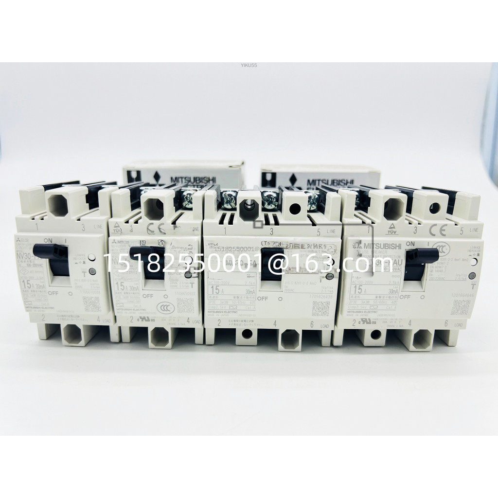Mitsubishi เบรกเกอร์รั่ว NV30-FA NV30-FAU 5A10A15A20A30A