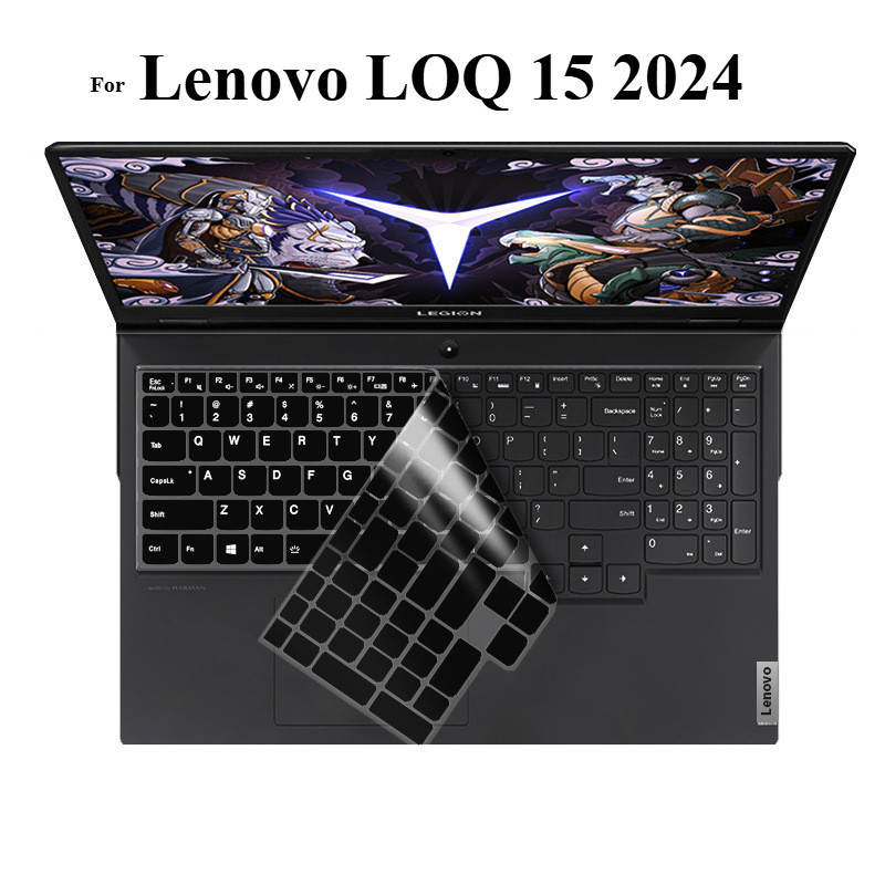 ฟิล์มคีย์บอร์ดซิลิโคนสําหรับ Lenovo LOQ 15 2024 15 IRX9 / 15 IAX9I / 15 IAX9 / 15 ARP9 15 AHP9 / LOQ