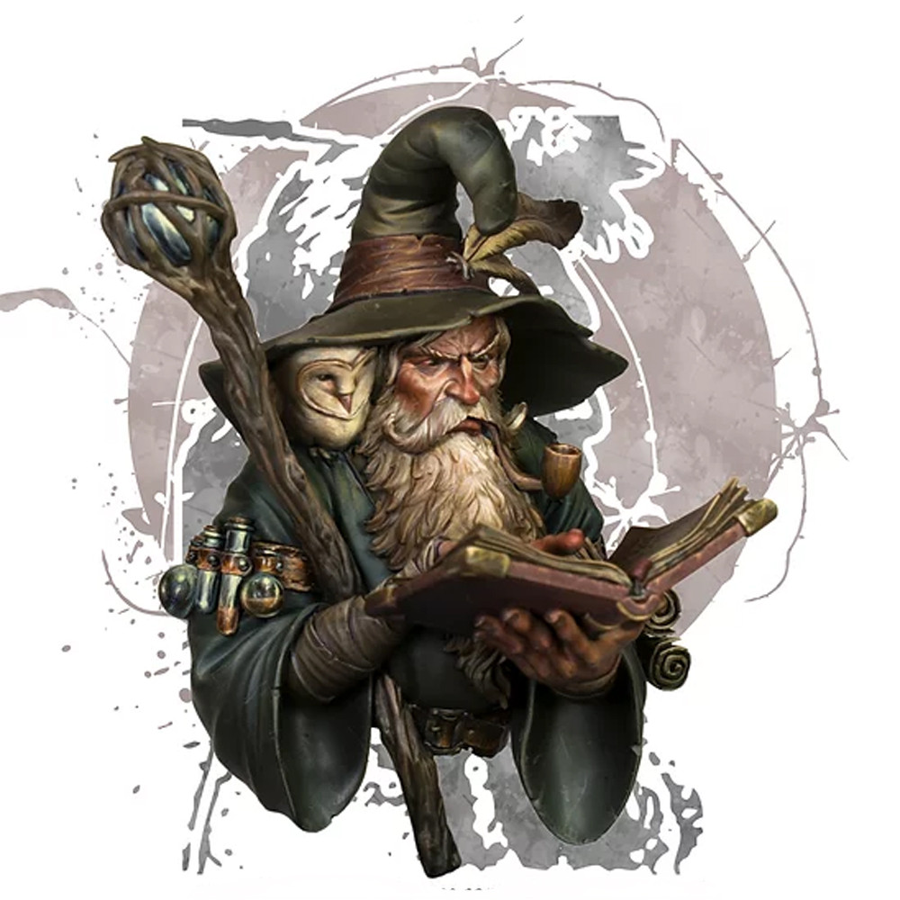 โมเดลฟิกเกอร์เรซิ่น หน้าอก, 1/12 OCTAVIUS, นักมายากล, GK, ธีมแฟนตาซี, ชุดประกอบและไม่ได้ทาสี