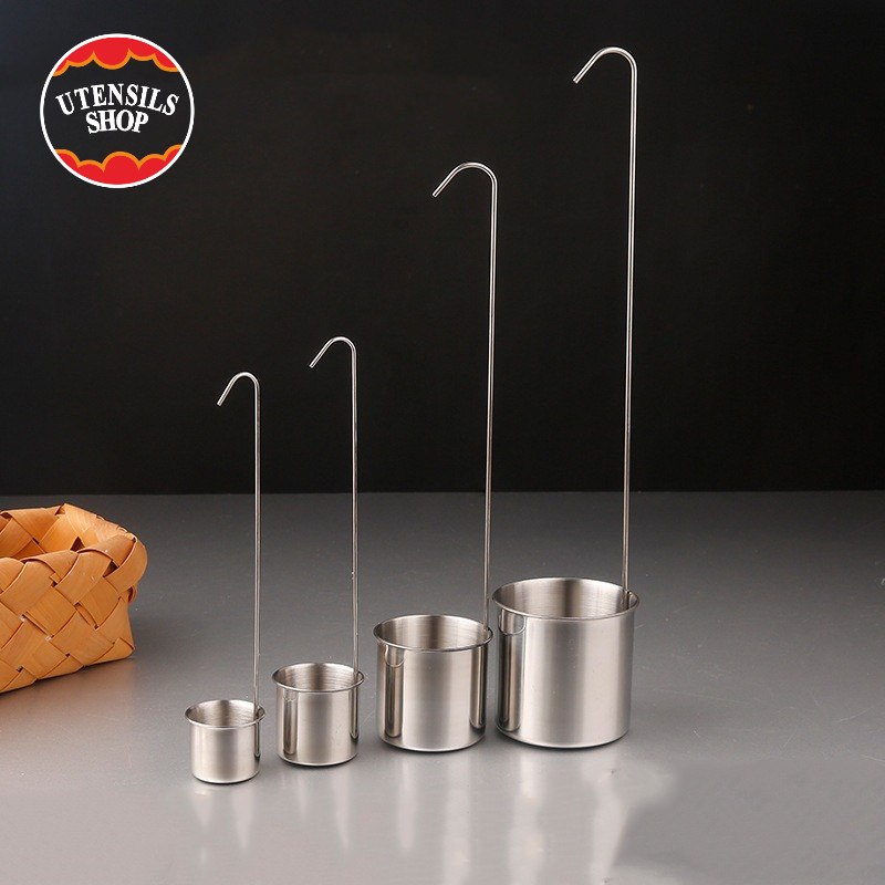 UTENSILS ตวงเหล้า ก๊งเหล้า ตักเหล้า ตักยาดอง สแตนเลส สแตนเลสแท้ อย่างหนา