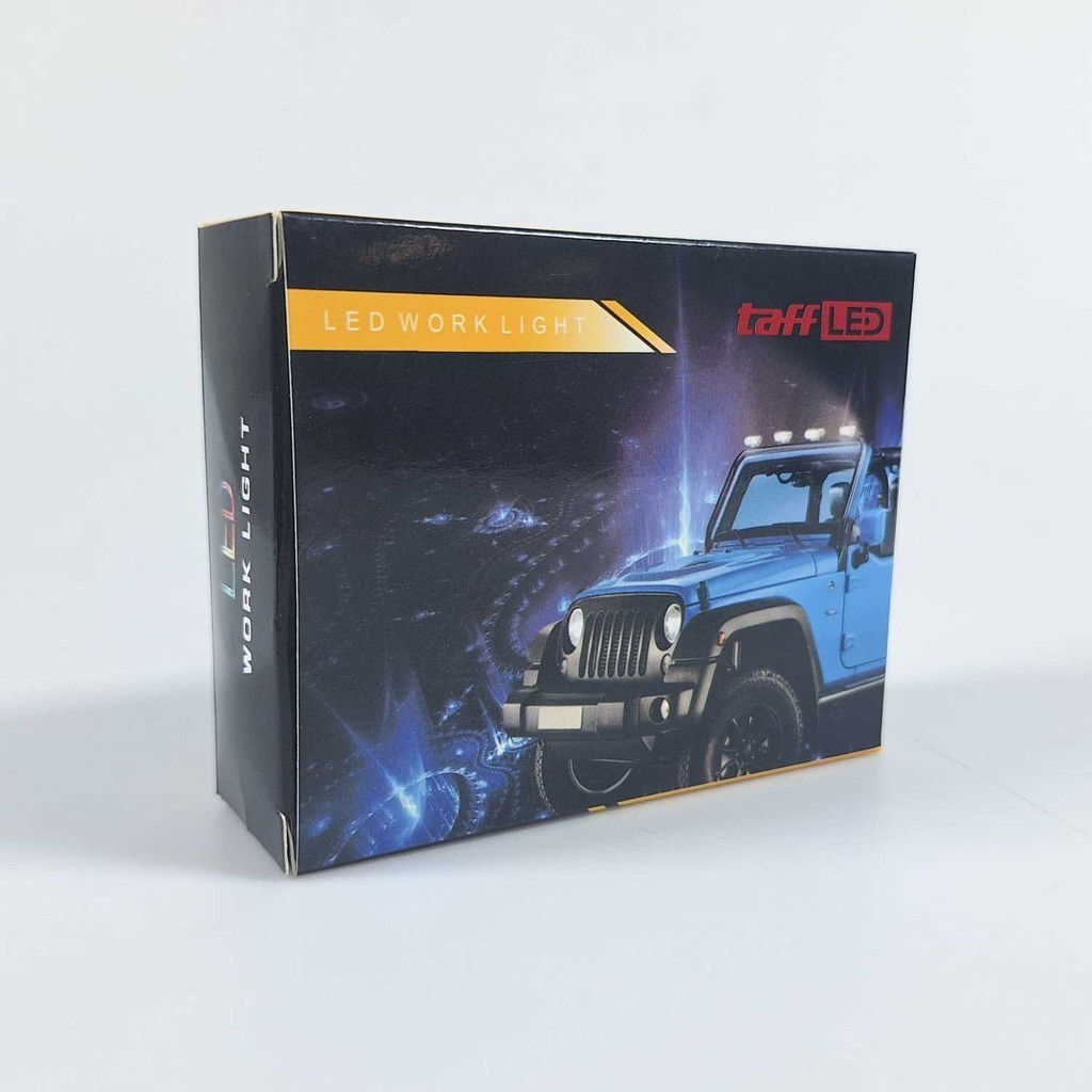 1CLICK2BUY LED สปอตไลท์รถยนต์ LED Floodlight สีขาวนวล IP68 48W - D841