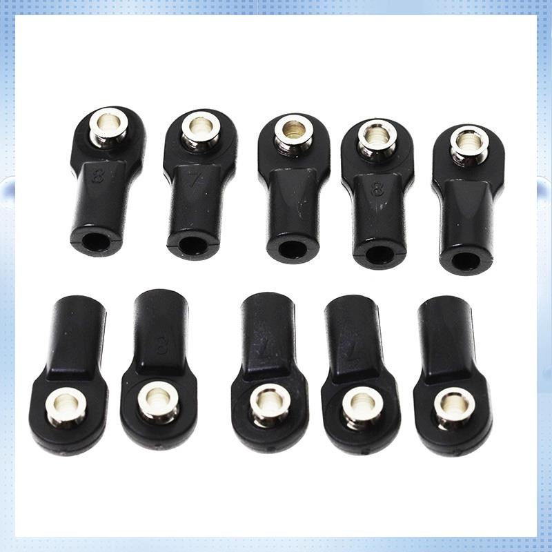 10 ชิ้นพลาสติก Rod End Link Link Link Link Linkage Balls Joint Head สําหรับ 1/10 RC รถ Crawler Axial