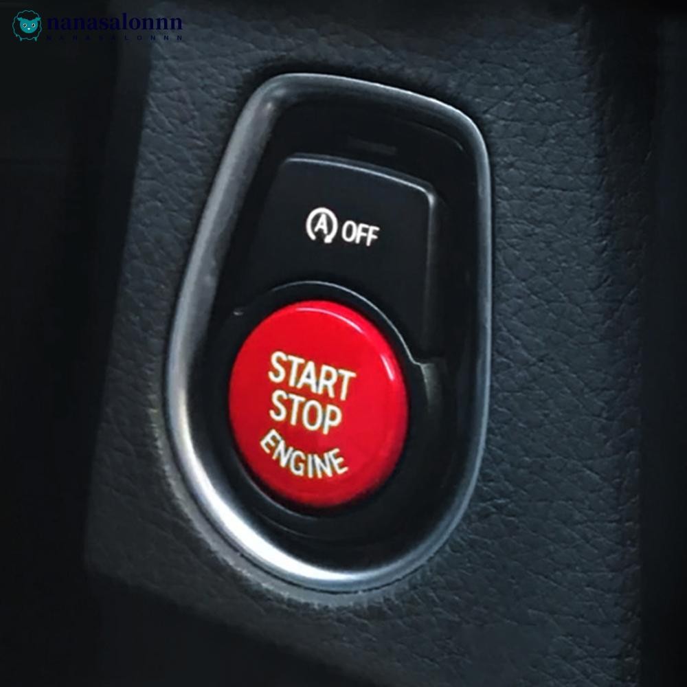 NANASALONNN รถหยุดเครื่องยนต์ปุ่มสวิทช์ภายในตกแต่งสําหรับ BMW F Classis F30 F10 F34 F15 F25 F48 Y9Z9