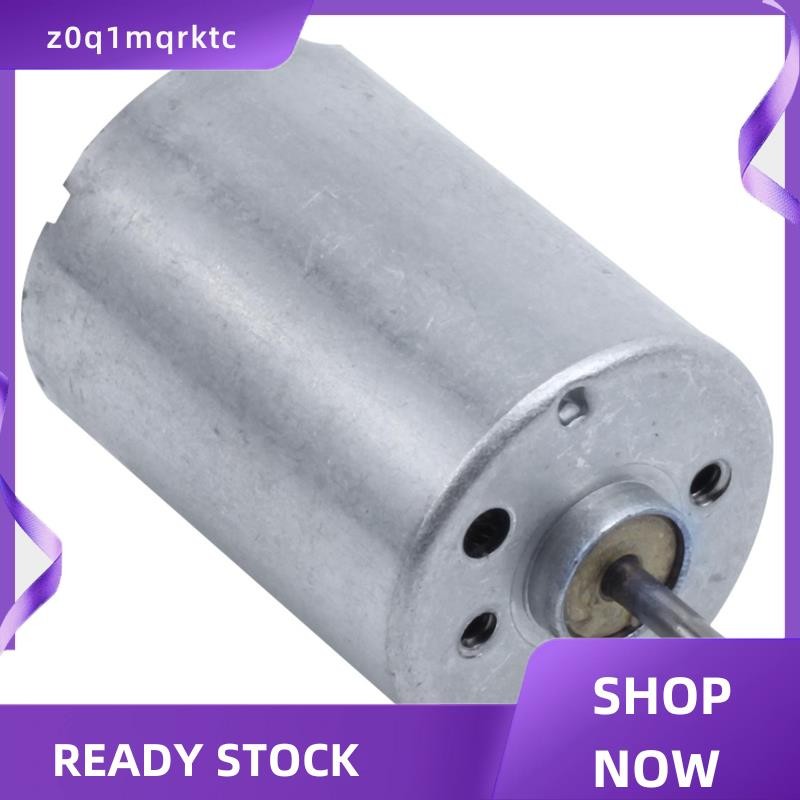 z0q1mqrktc DC 1.5-9V 4000R/MIN เอาต์พุตความเร็วแรงบิดสูง 17 มม.มอเตอร์ขนาดเล็กไฟฟ้า