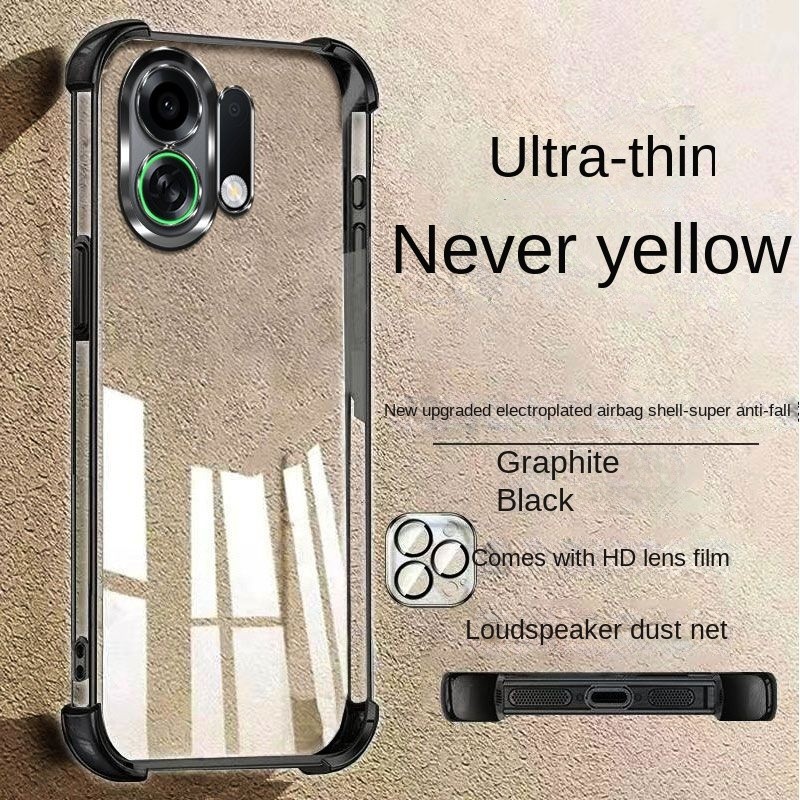 เคสป้องกันสําหรับ Oppo K13 Turbo Pro OPPO K13 Turbo soft Tpu เบาะลมสี่มุมป้องกันการตกเคสโทรศัพท์มือถือเคลือบด้วยไฟฟ้าฝาครอบป้องกัน