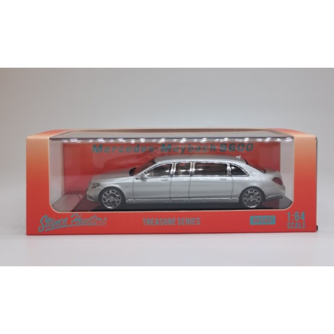 Stance Hunters 1: 64 Mercedes-Benz S Maybach Maybach S600 Purman โมเดลรถโลหะผสม