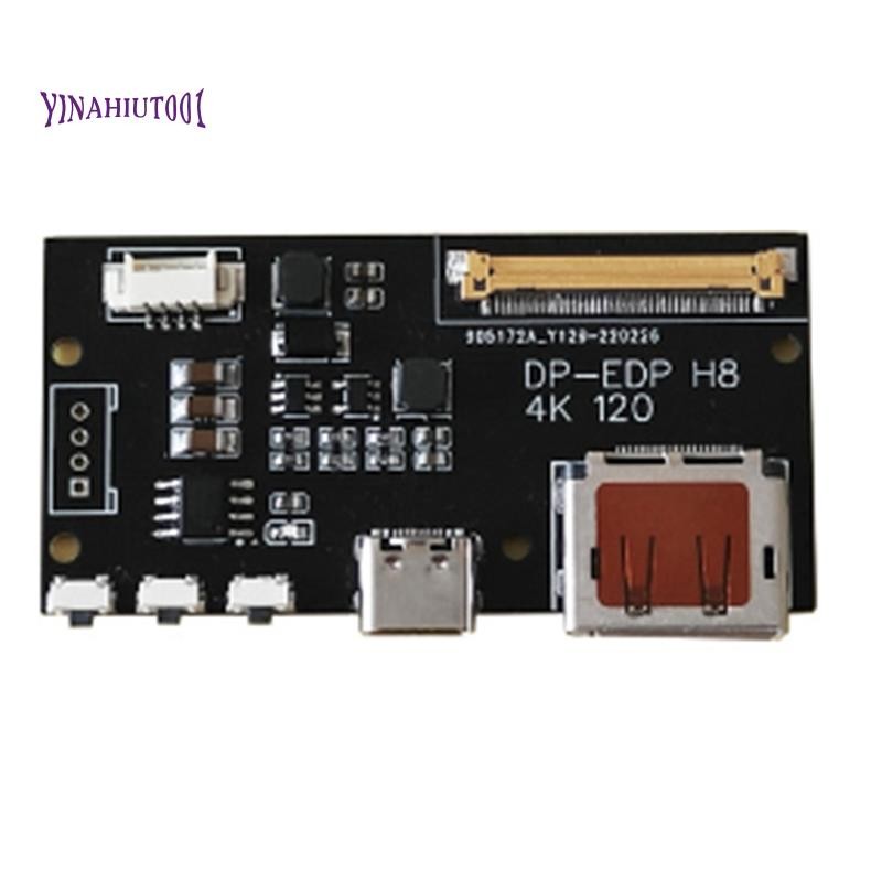 Yinahiut001DP ถึง EDP 4K 120HZ DIY4K Driver Board 4K 2K 1080 อะแดปเตอร์สําหรับจอแสดงผลแบบพกพา (A) ใช